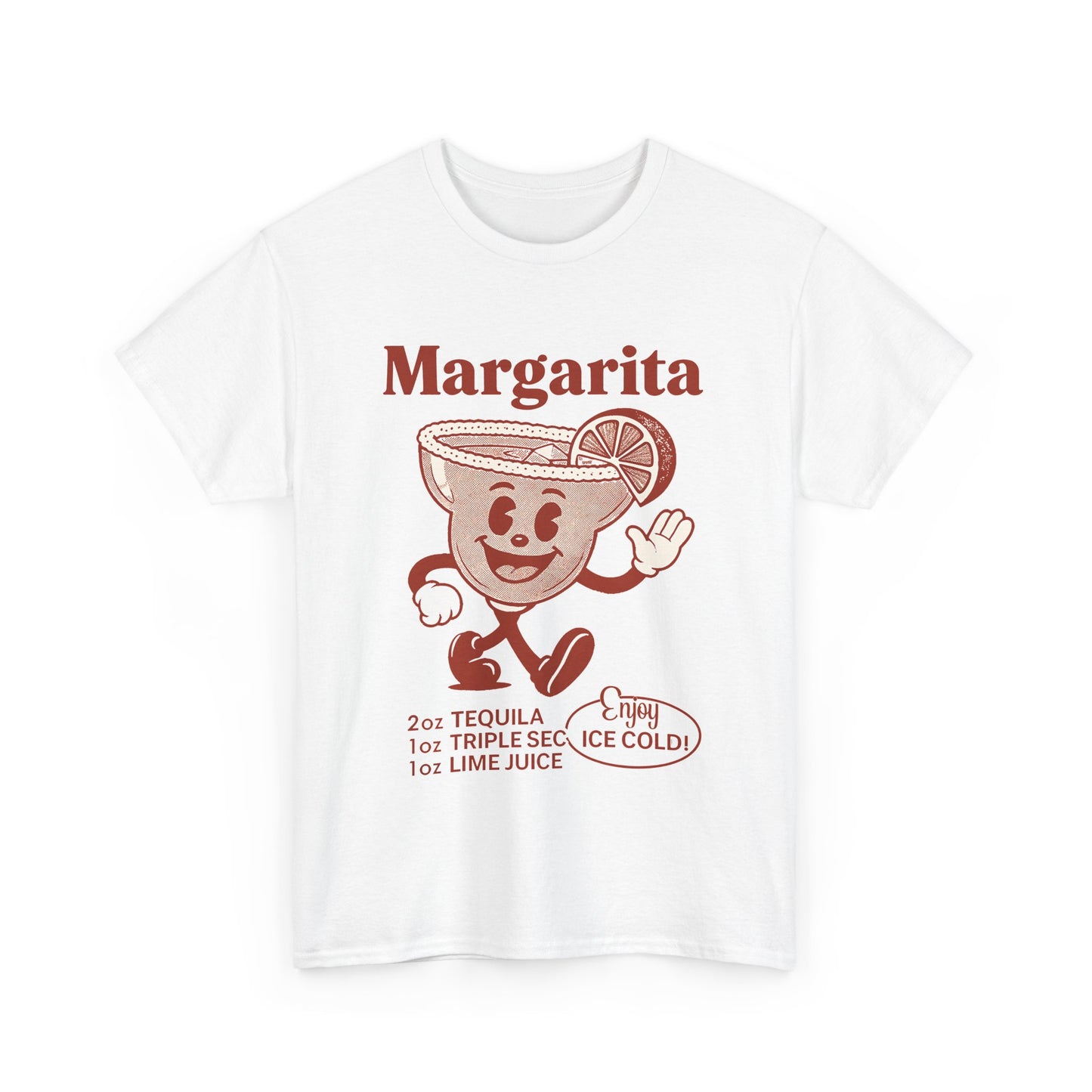 Retro Margarita T-Shirt, Fun Summer Wear, Cocktail Party Gift, Unisex Graphic Tee, Perfect for Happy Hour, Beach Vibes