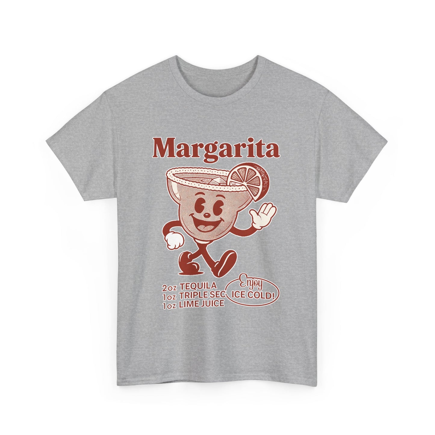Retro Margarita T-Shirt, Fun Summer Wear, Cocktail Party Gift, Unisex Graphic Tee, Perfect for Happy Hour, Beach Vibes