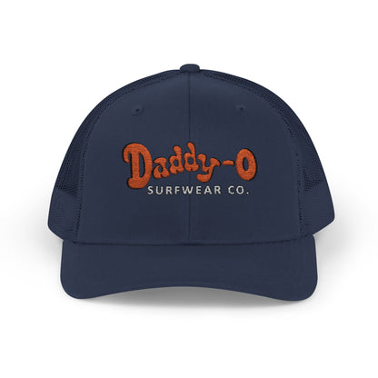 Daddy-O Surfwear Co. Snapback Trucker Hat — Vintage Surf Retro Cap
