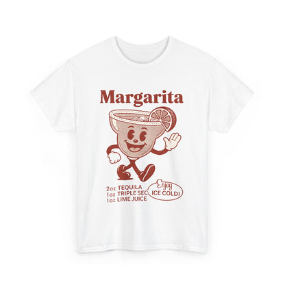 Retro Margarita T-Shirt, Fun Summer Wear, Cocktail Party Gift, Unisex Graphic Tee, Perfect for Happy Hour, Beach Vibes