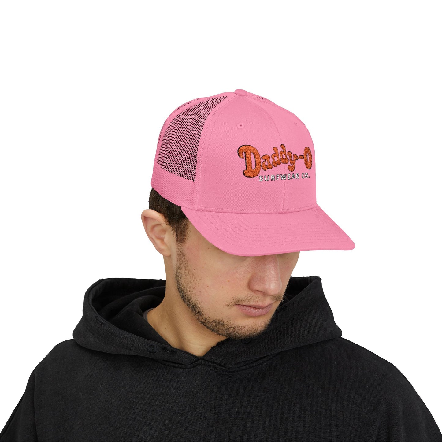 Daddy-O Surfwear Co. Snapback Trucker Hat — Vintage Surf Retro Cap