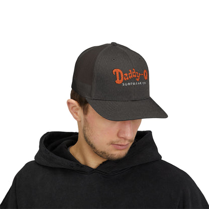 Daddy-O Surfwear Co. Snapback Trucker Hat — Vintage Surf Retro Cap