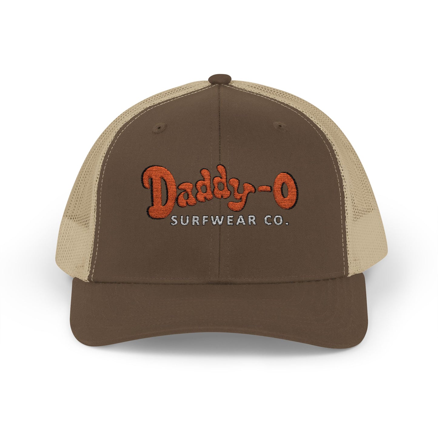Daddy-O Surfwear Co. Snapback Trucker Hat — Vintage Surf Retro Cap