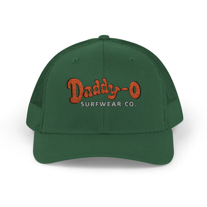 Daddy-O Surfwear Co. Snapback Trucker Hat — Vintage Surf Retro Cap