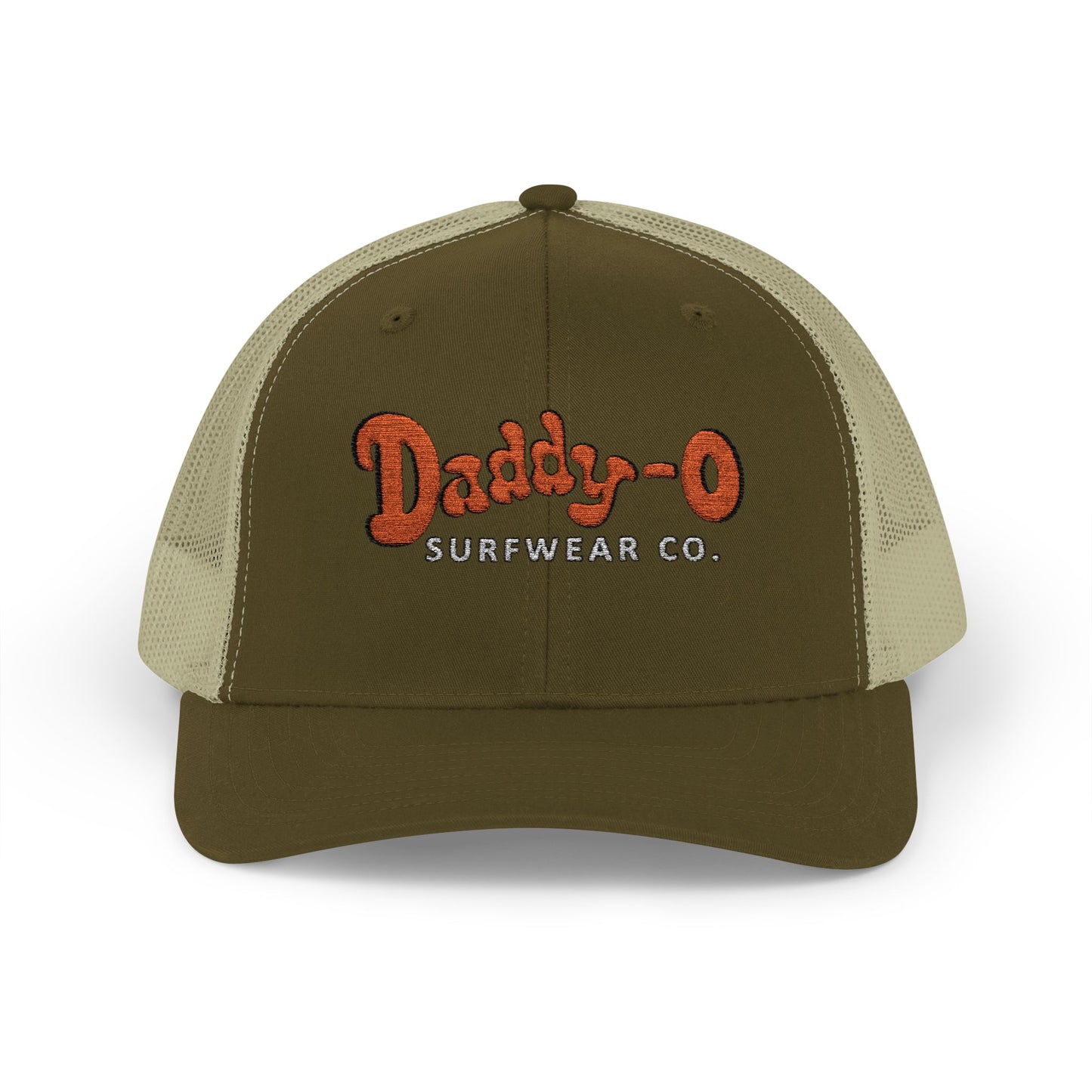 Daddy-O Surfwear Co. Snapback Trucker Hat — Vintage Surf Retro Cap