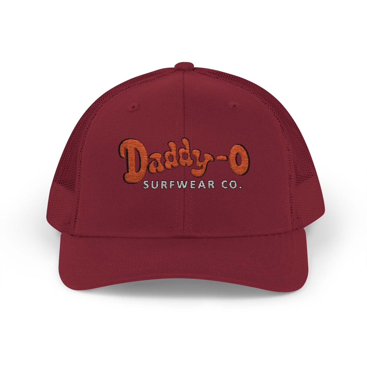 Daddy-O Surfwear Co. Snapback Trucker Hat — Vintage Surf Retro Cap