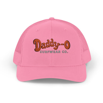 Daddy-O Surfwear Co. Snapback Trucker Hat — Vintage Surf Retro Cap