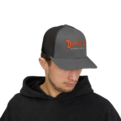 Daddy-O Surfwear Co. Snapback Trucker Hat — Vintage Surf Retro Cap