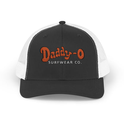 Daddy-O Surfwear Co. Snapback Trucker Hat — Vintage Surf Retro Cap