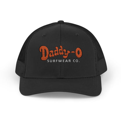 Daddy-O Surfwear Co. Snapback Trucker Hat — Vintage Surf Retro Cap