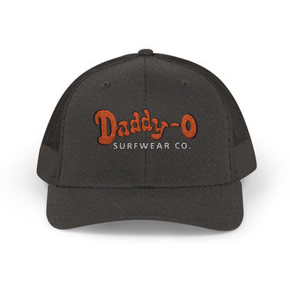 Daddy-O Surfwear Co. Snapback Trucker Hat — Vintage Surf Retro Cap