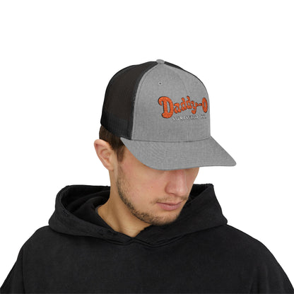 Daddy-O Surfwear Co. Snapback Trucker Hat — Vintage Surf Retro Cap