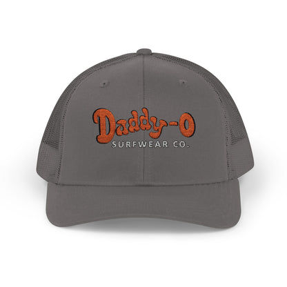 Daddy-O Surfwear Co. Snapback Trucker Hat — Vintage Surf Retro Cap