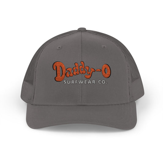 Daddy-O Surfwear Co. Snapback Trucker Hat — Vintage Surf Retro Cap