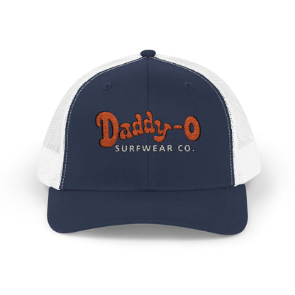 Daddy-O Surfwear Co. Snapback Trucker Hat — Vintage Surf Retro Cap