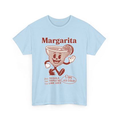 Retro Margarita T-Shirt, Fun Summer Wear, Cocktail Party Gift, Unisex Graphic Tee, Perfect for Happy Hour, Beach Vibes