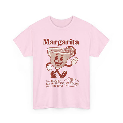 Retro Margarita T-Shirt, Fun Summer Wear, Cocktail Party Gift, Unisex Graphic Tee, Perfect for Happy Hour, Beach Vibes