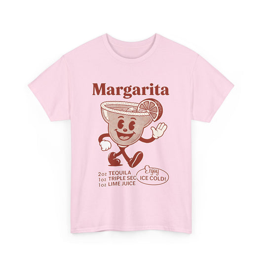 Retro Margarita T-Shirt, Fun Summer Wear, Cocktail Party Gift, Unisex Graphic Tee, Perfect for Happy Hour, Beach Vibes