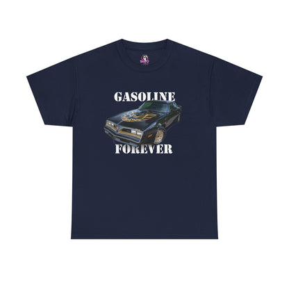 Gasoline Forever | Vintage Car Tee, Automotive T-Shirt, Gift for Car Lovers, Cool Graphic Tee